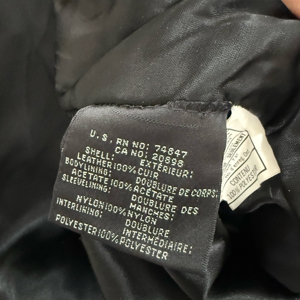Marc by Andrew Marc Vintage Men’s Black Leather Jacket - Picture 5 of 5